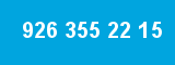 926 355 22 15 926 355 22 15